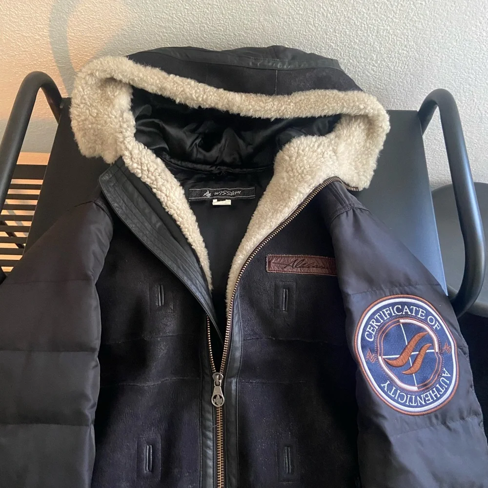 Designer Shirley leather coat - Picture 3 of 4